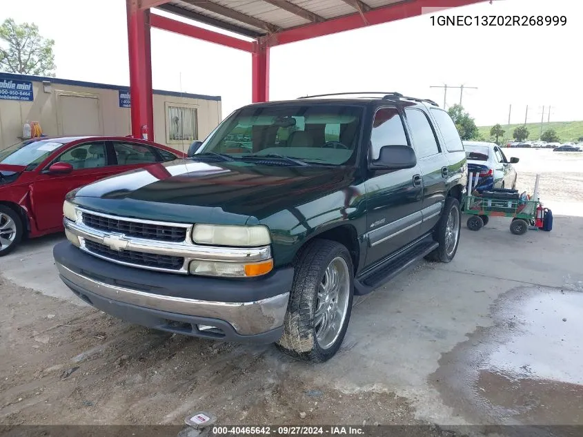 2002 Chevrolet Tahoe Ls VIN: 1GNEC13Z02R268999 Lot: 40465642