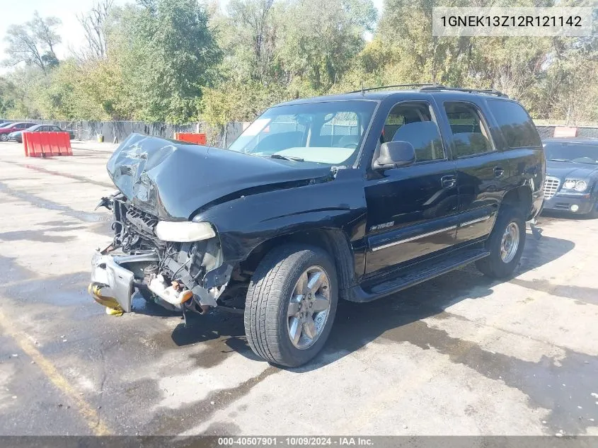 2002 Chevrolet Tahoe Lt VIN: 1GNEK13Z12R121142 Lot: 40507901