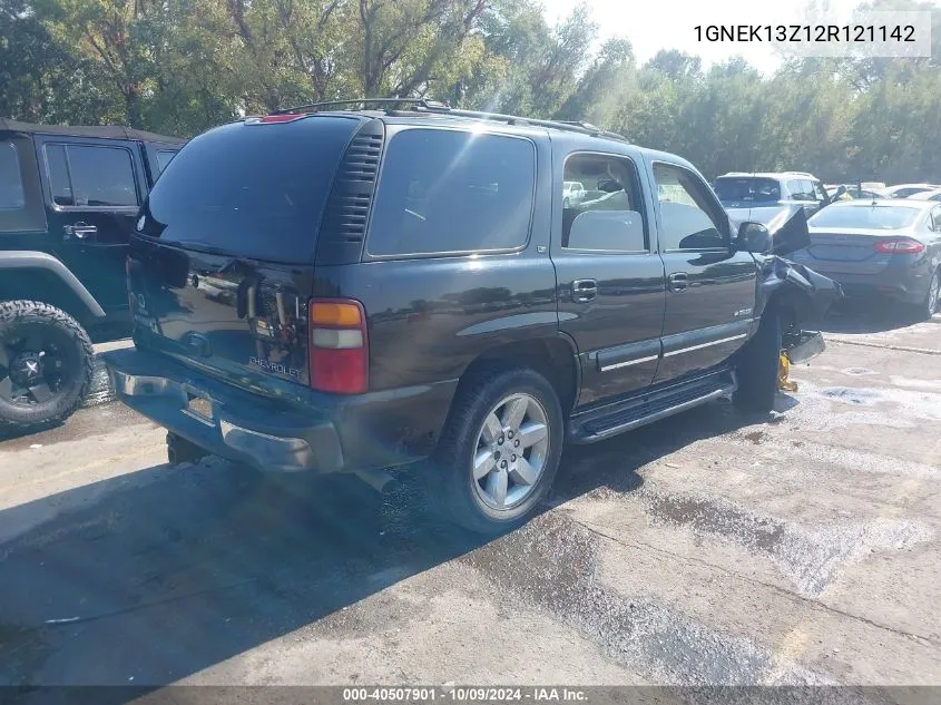 2002 Chevrolet Tahoe Lt VIN: 1GNEK13Z12R121142 Lot: 40507901