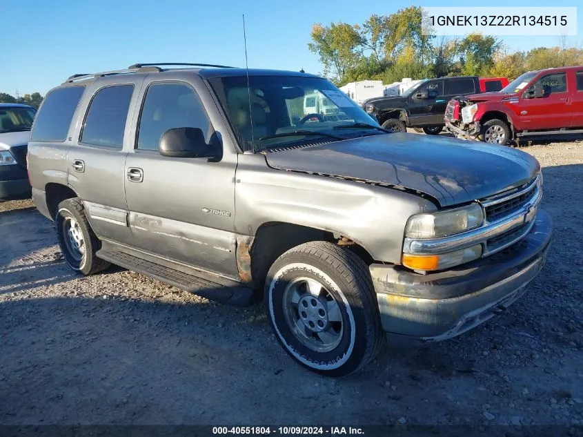 1GNEK13Z22R134515 2002 Chevrolet Tahoe Lt