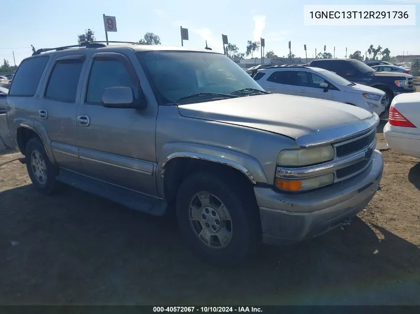 2002 Chevrolet Tahoe C1500 VIN: 1GNEC13T12R291736 Lot: 40572067