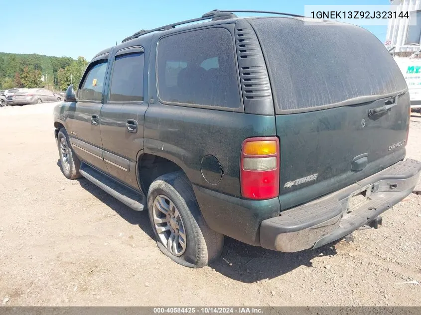 2002 Chevrolet Tahoe Lt VIN: 1GNEK13Z92J323144 Lot: 40584425