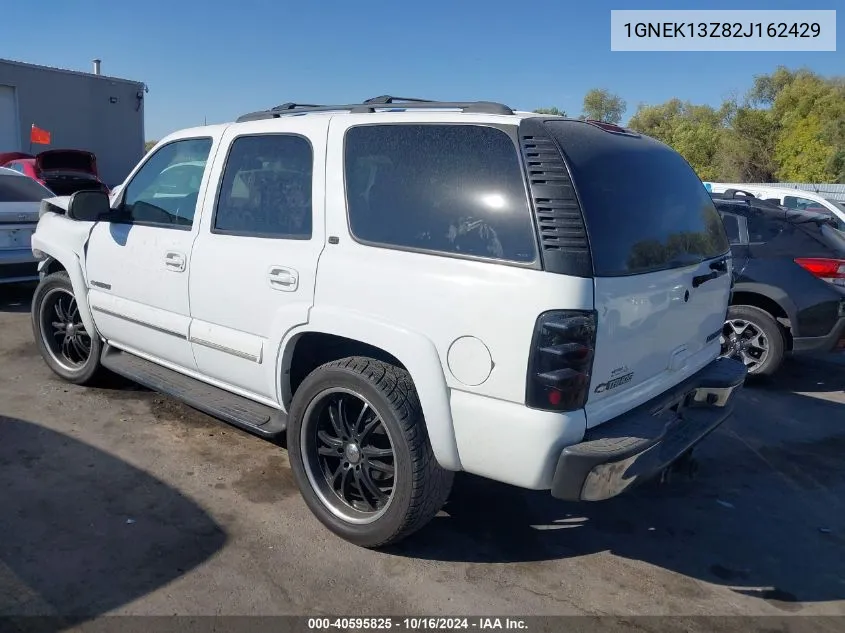 2002 Chevrolet Tahoe Lt VIN: 1GNEK13Z82J162429 Lot: 40595825