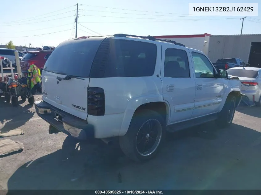 2002 Chevrolet Tahoe Lt VIN: 1GNEK13Z82J162429 Lot: 40595825