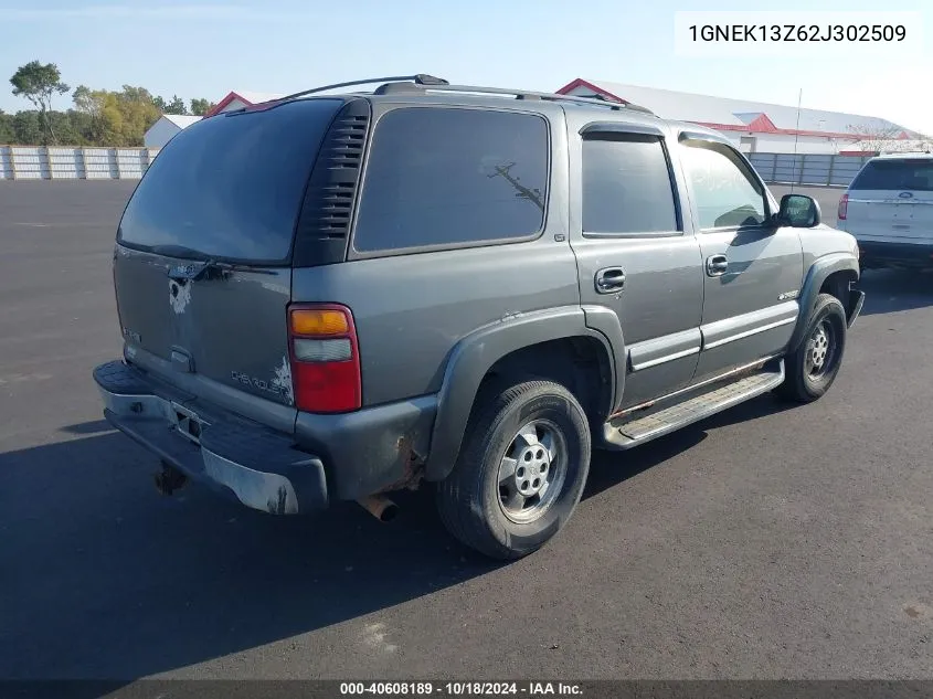 2002 Chevrolet Tahoe Lt VIN: 1GNEK13Z62J302509 Lot: 40608189