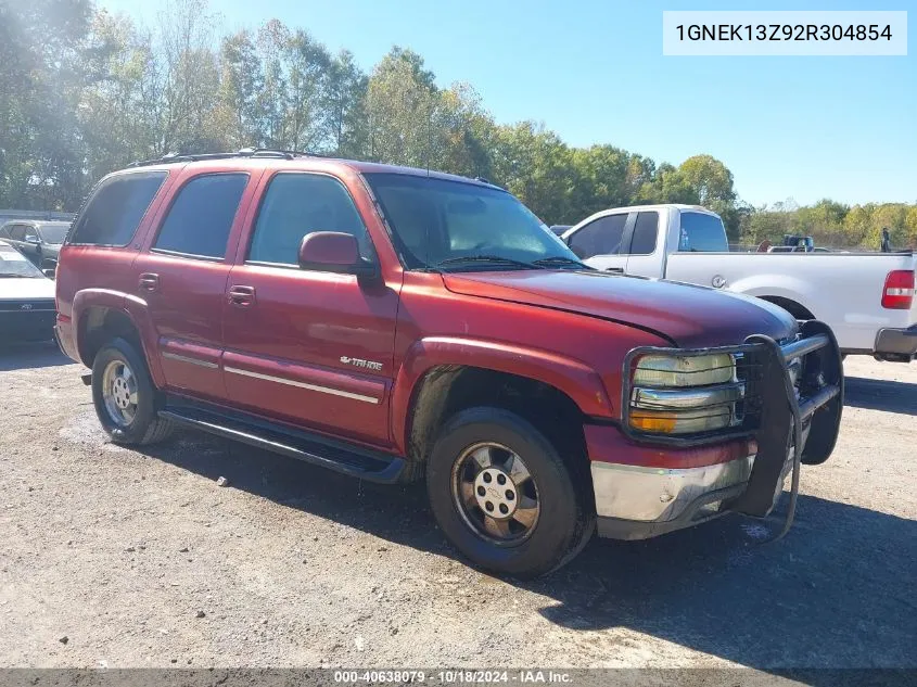 2002 Chevrolet Tahoe Lt VIN: 1GNEK13Z92R304854 Lot: 40638079