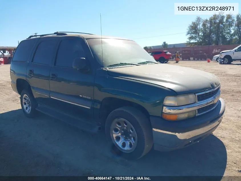 2002 Chevrolet Tahoe Ls VIN: 1GNEC13ZX2R248971 Lot: 40664147