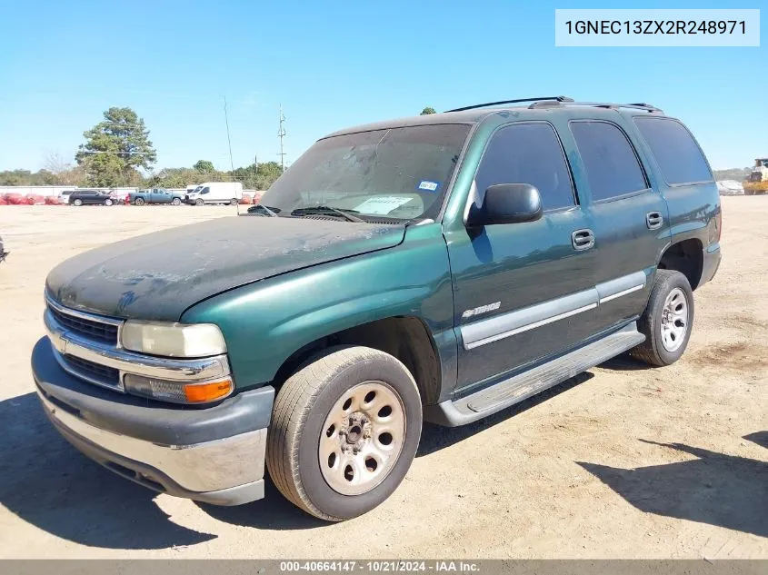 2002 Chevrolet Tahoe Ls VIN: 1GNEC13ZX2R248971 Lot: 40664147