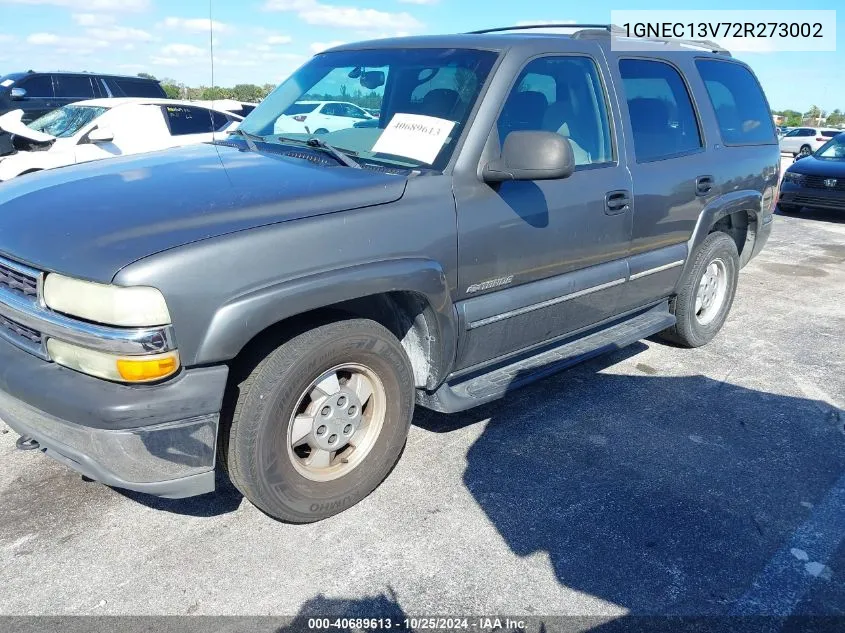 1GNEC13V72R273002 2002 Chevrolet Tahoe Ls