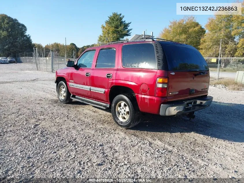 2002 Chevrolet Tahoe Ls VIN: 1GNEC13Z42J236863 Lot: 40709826