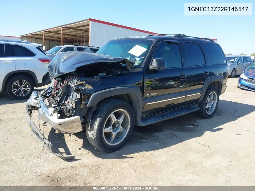 2002 Chevrolet Tahoe Lt VIN: 1GNEC13Z22R146547 Lot: 40752267