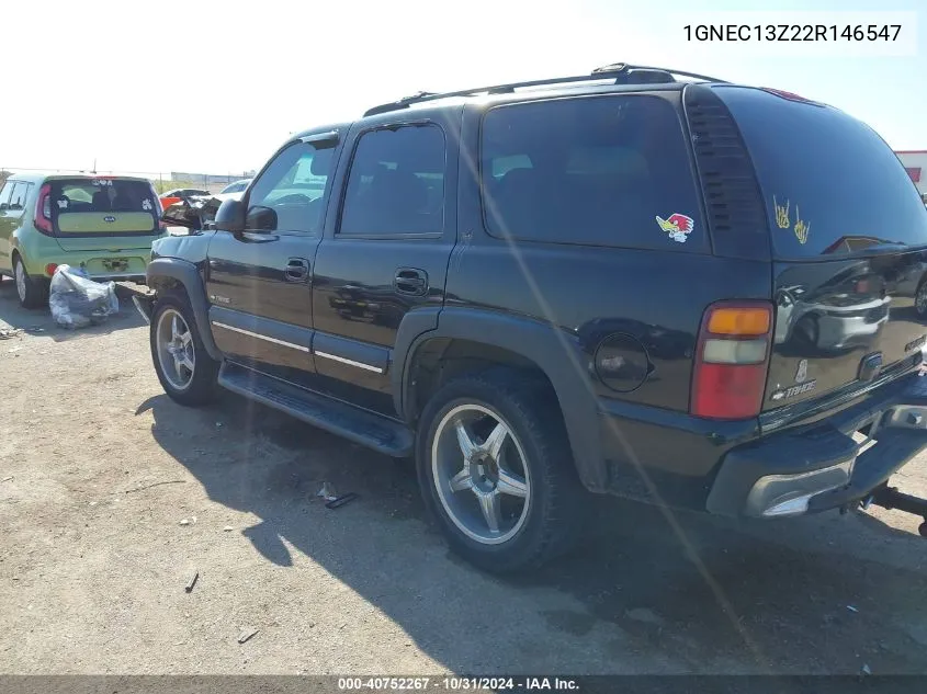 2002 Chevrolet Tahoe Lt VIN: 1GNEC13Z22R146547 Lot: 40752267