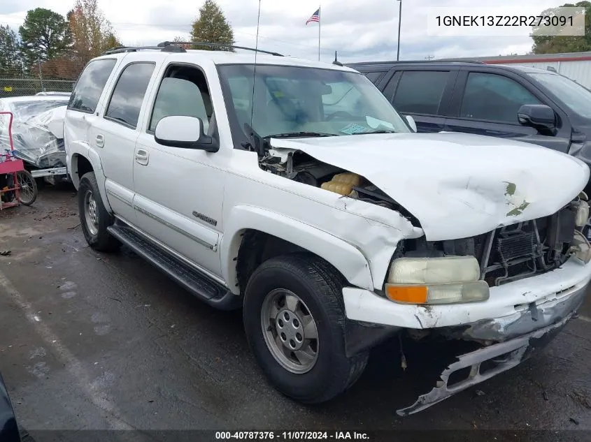 2002 Chevrolet Tahoe Lt VIN: 1GNEK13Z22R273091 Lot: 40787376