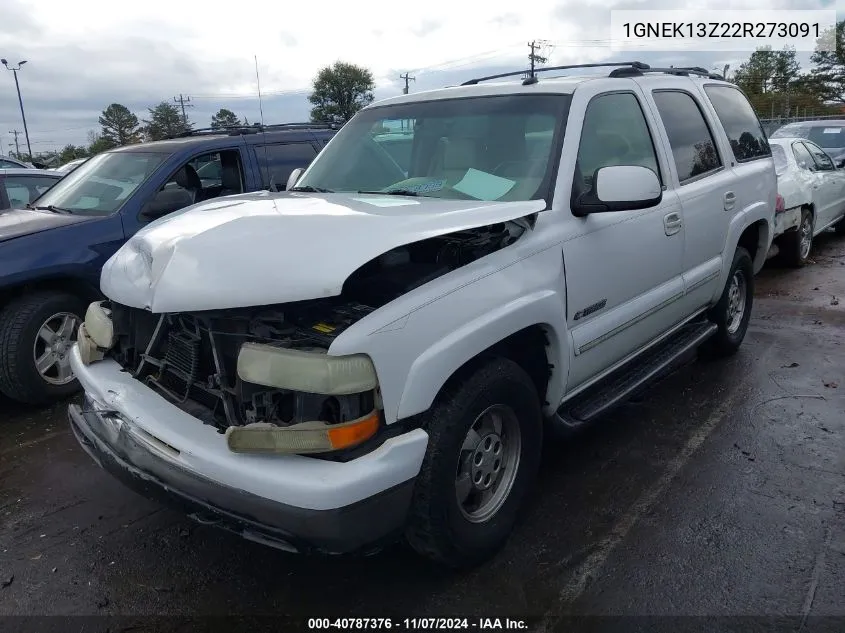 2002 Chevrolet Tahoe Lt VIN: 1GNEK13Z22R273091 Lot: 40787376