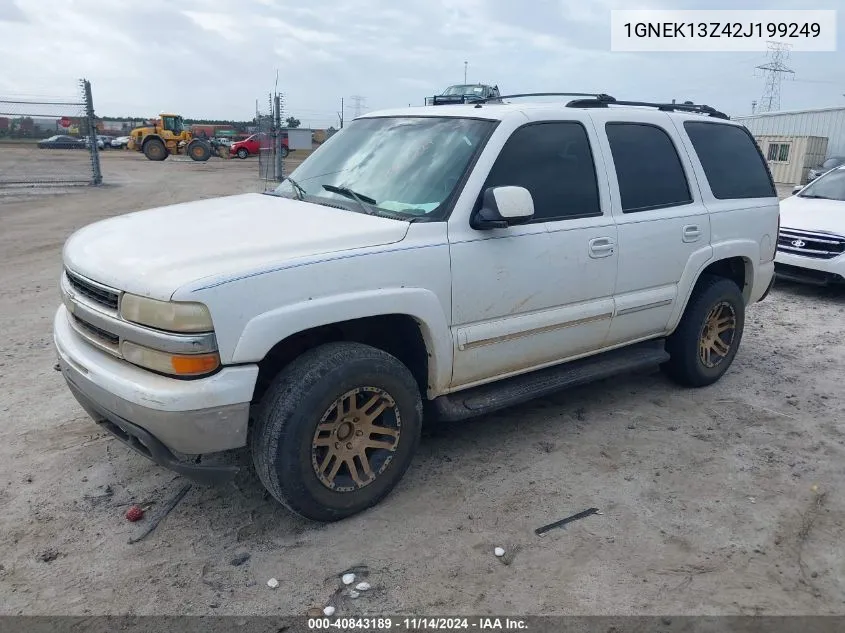 2002 Chevrolet Tahoe Lt VIN: 1GNEK13Z42J199249 Lot: 40843189