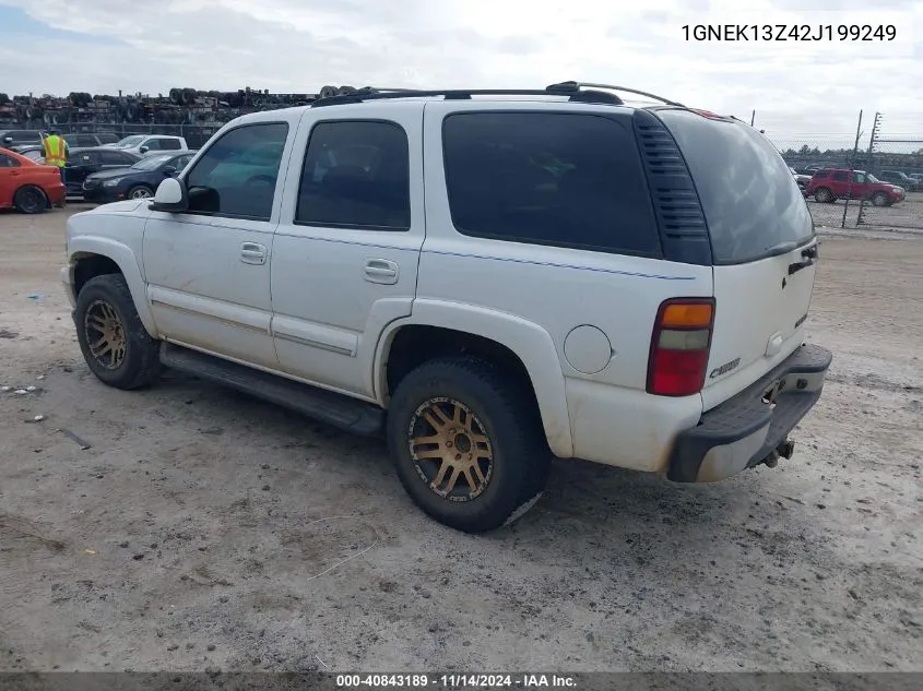 2002 Chevrolet Tahoe Lt VIN: 1GNEK13Z42J199249 Lot: 40843189