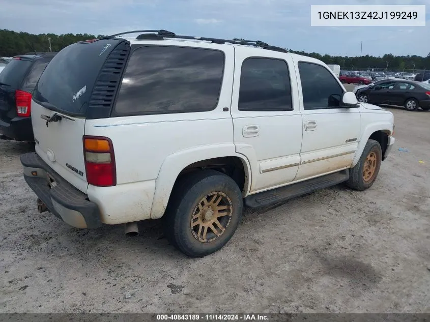 2002 Chevrolet Tahoe Lt VIN: 1GNEK13Z42J199249 Lot: 40843189