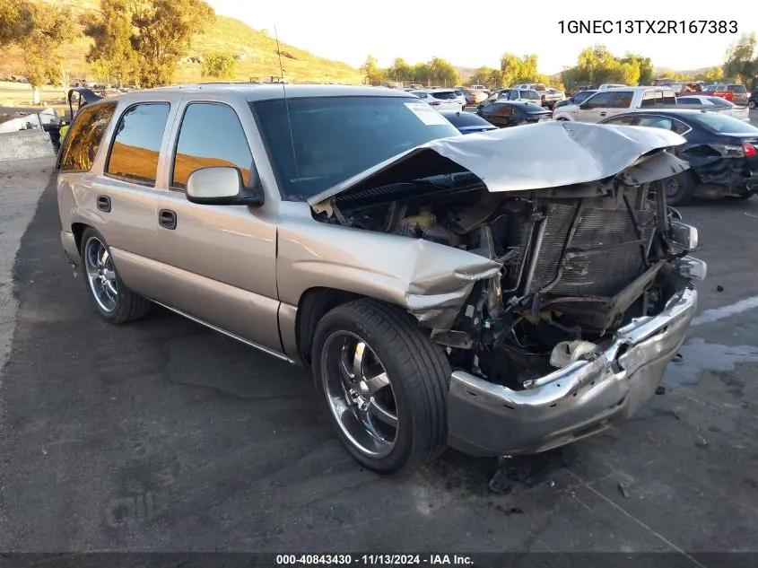 2002 Chevrolet Tahoe Ls VIN: 1GNEC13TX2R167383 Lot: 40843430