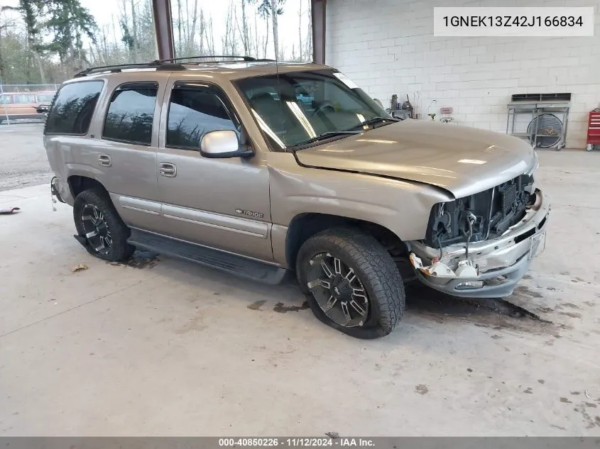 2002 Chevrolet Tahoe Lt VIN: 1GNEK13Z42J166834 Lot: 40850226