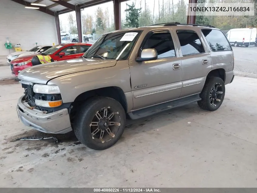 2002 Chevrolet Tahoe Lt VIN: 1GNEK13Z42J166834 Lot: 40850226