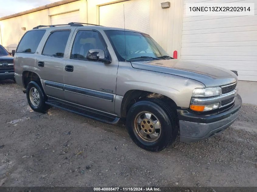 2002 Chevrolet Tahoe Ls VIN: 1GNEC13ZX2R202914 Lot: 40885477