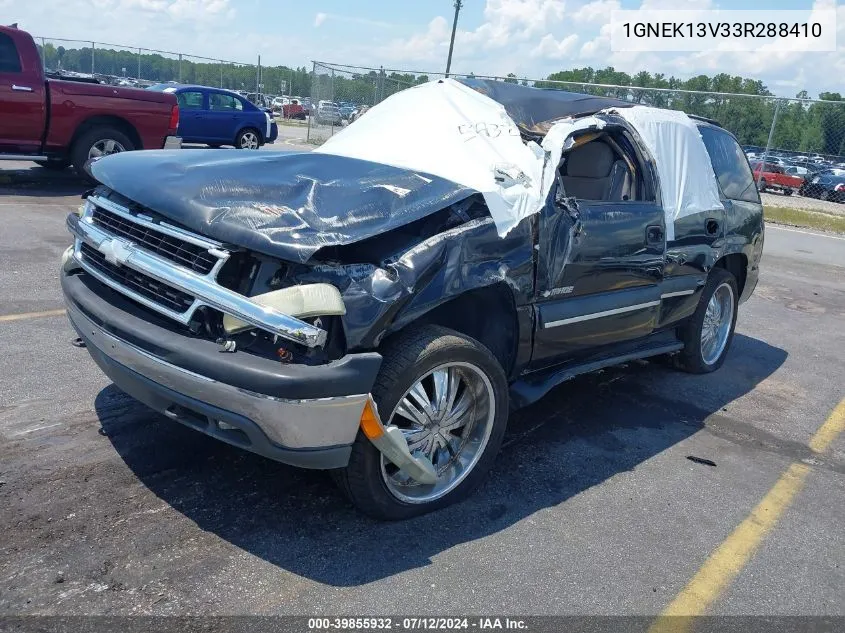 2003 Chevrolet Tahoe Ls VIN: 1GNEK13V33R288410 Lot: 39855932