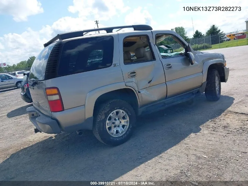 2003 Chevrolet Tahoe Z71 VIN: 1GNEK13Z73R282273 Lot: 39910721