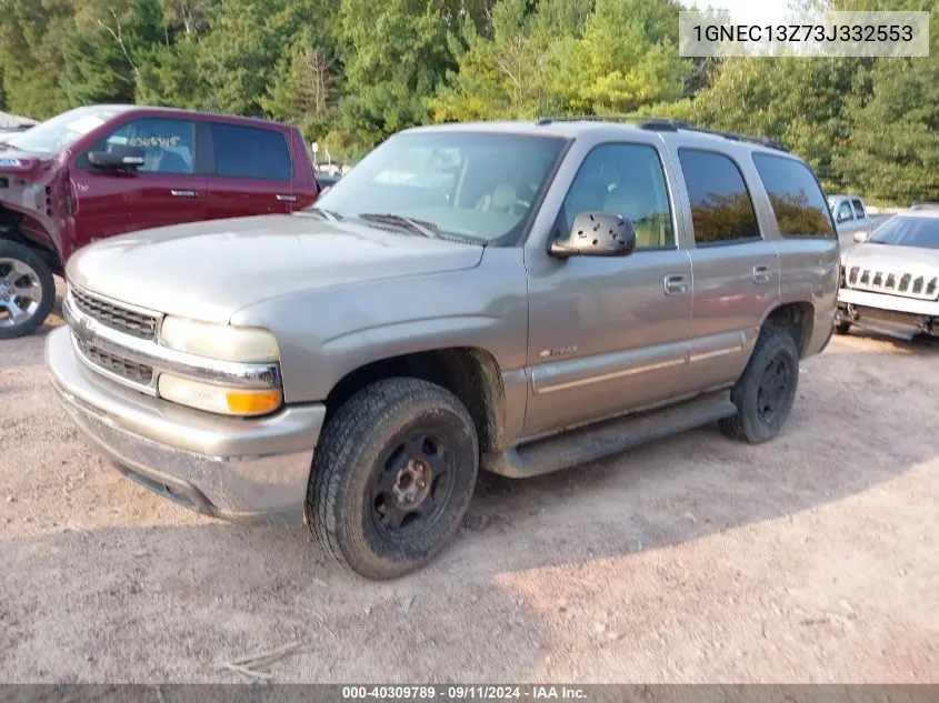 2003 Chevrolet Tahoe Lt VIN: 1GNEC13Z73J332553 Lot: 40309789