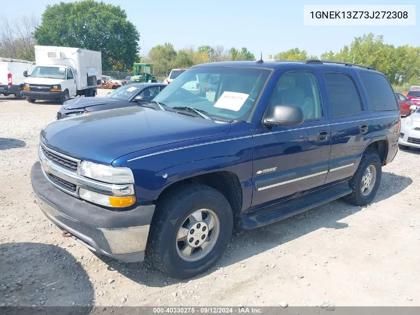 2003 Chevrolet Tahoe Ls VIN: 1GNEK13Z73J272308 Lot: 40330275