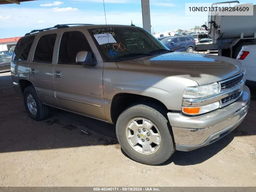 2003 Chevrolet Tahoe Lt VIN: 1GNEC13T13R284609 Lot: 40340171