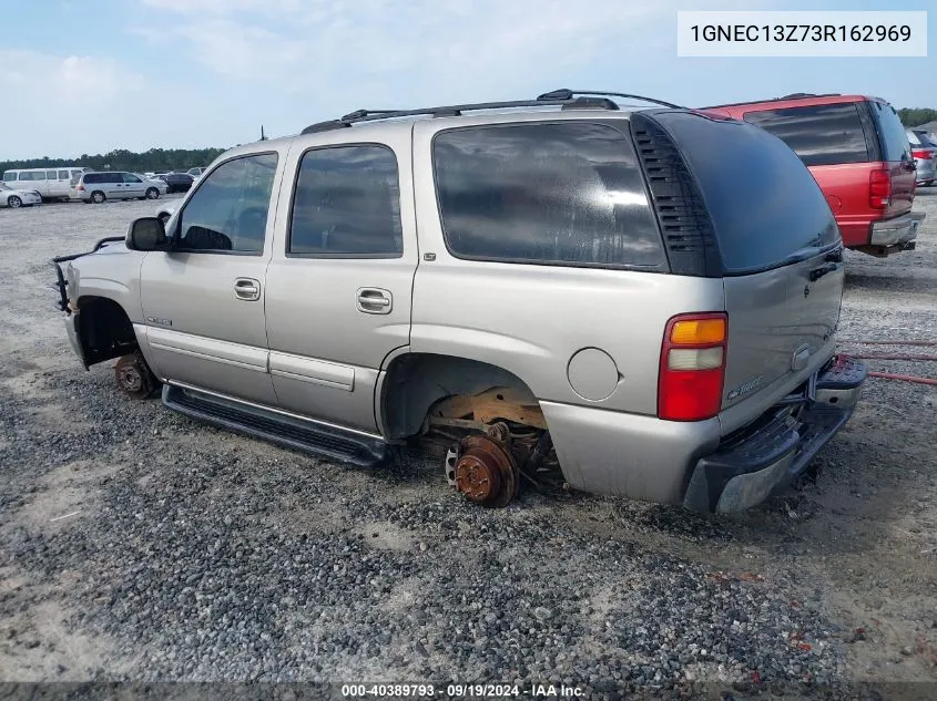 2003 Chevrolet Tahoe Lt VIN: 1GNEC13Z73R162969 Lot: 40389793