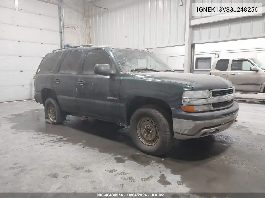 2003 Chevrolet Tahoe Ls VIN: 1GNEK13V83J248256 Lot: 40484974