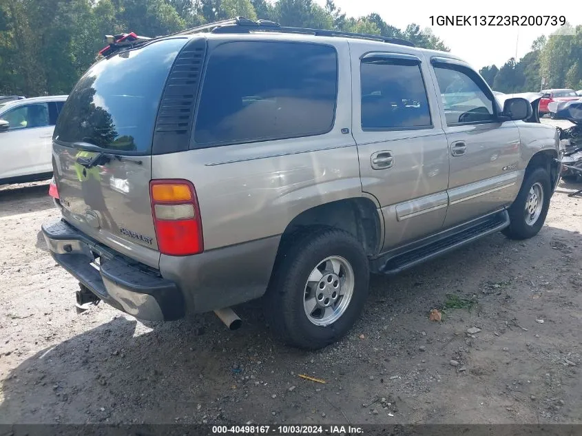 2003 Chevrolet Tahoe Lt VIN: 1GNEK13Z23R200739 Lot: 40498167