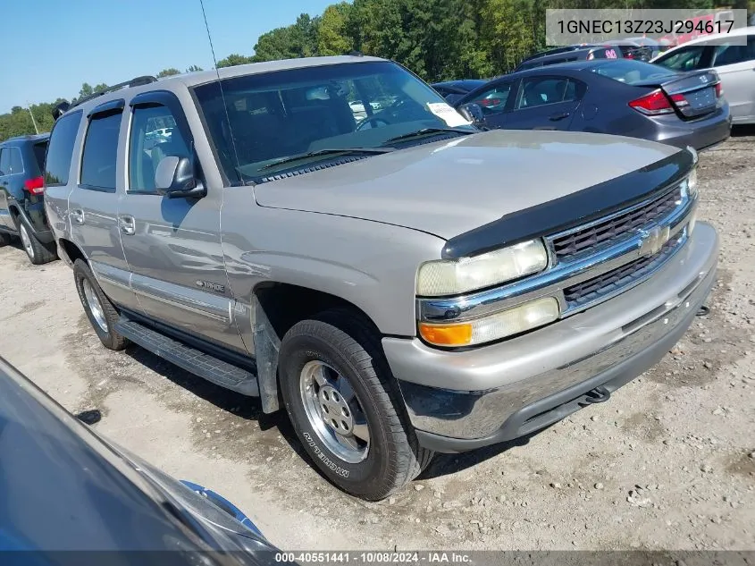 2003 Chevrolet Tahoe Lt VIN: 1GNEC13Z23J294617 Lot: 40551441