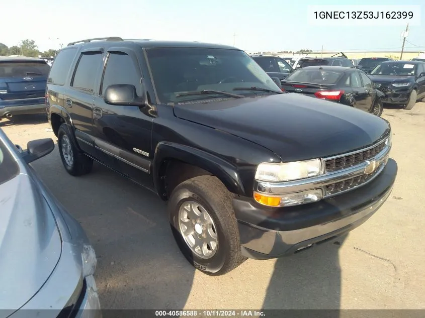 2003 Chevrolet Tahoe Ls VIN: 1GNEC13Z53J162399 Lot: 40586588