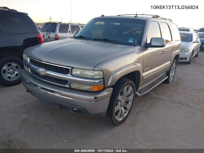 1GNEK13T13J266824 2003 Chevrolet Tahoe Lt