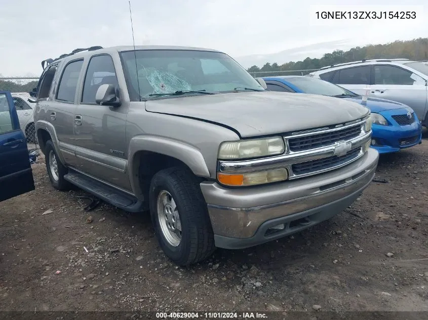 2003 Chevrolet Tahoe Lt VIN: 1GNEK13ZX3J154253 Lot: 40629004