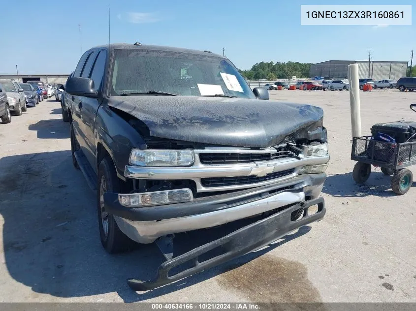 2003 Chevrolet Tahoe Lt VIN: 1GNEC13ZX3R160861 Lot: 40634166