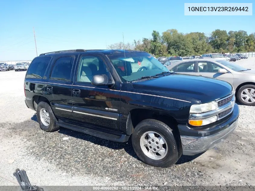 1GNEC13V23R269442 2003 Chevrolet Tahoe Ls