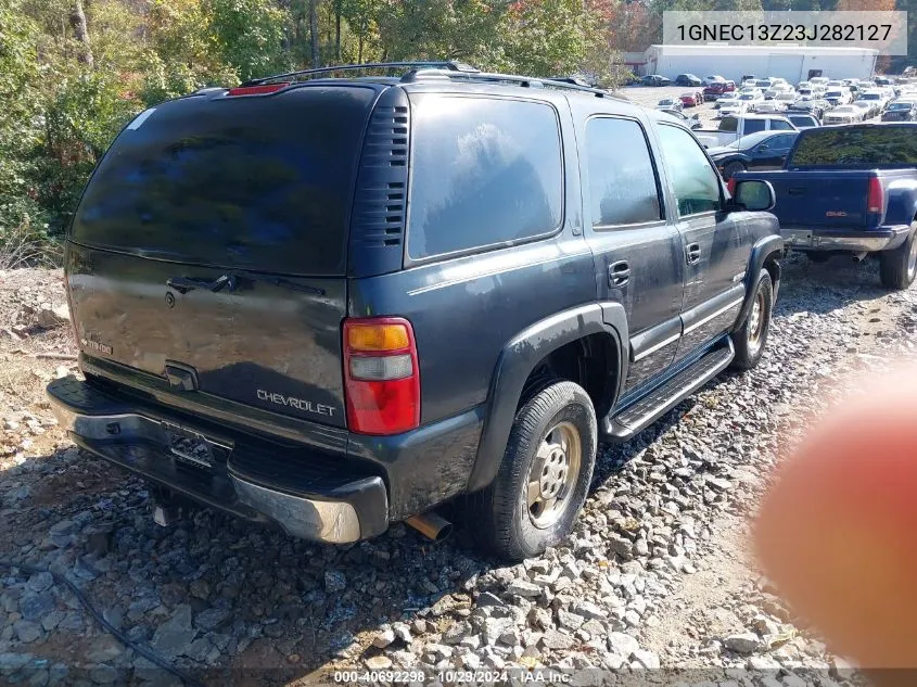 2003 Chevrolet Tahoe Lt VIN: 1GNEC13Z23J282127 Lot: 40692298