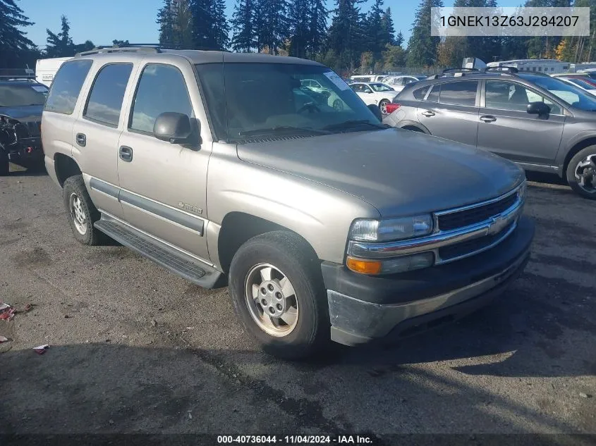 2003 Chevrolet Tahoe Ls VIN: 1GNEK13Z63J284207 Lot: 40736044