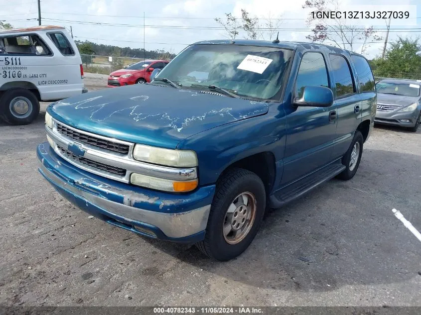 1GNEC13Z13J327039 2003 Chevrolet Tahoe Lt