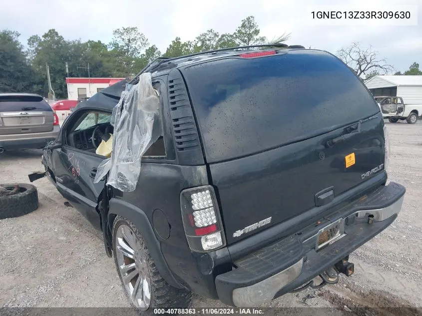 2003 Chevrolet Tahoe Lt VIN: 1GNEC13Z33R309630 Lot: 40788363