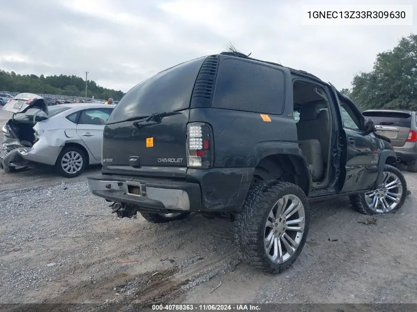 2003 Chevrolet Tahoe Lt VIN: 1GNEC13Z33R309630 Lot: 40788363