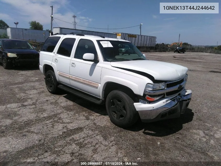 1GNEK13T44J244642 2004 Chevrolet Tahoe Lt