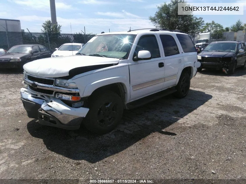 2004 Chevrolet Tahoe Lt VIN: 1GNEK13T44J244642 Lot: 39866857