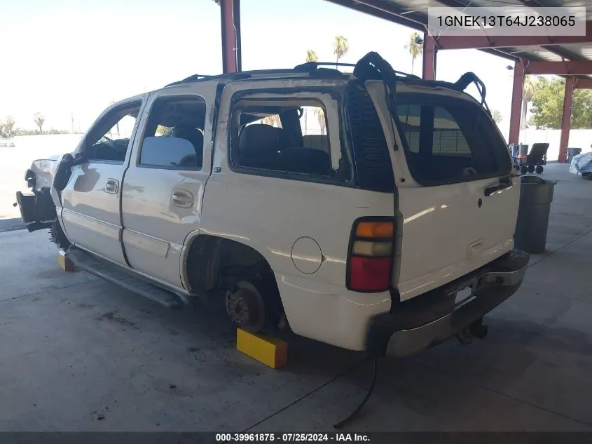 2004 Chevrolet Tahoe Lt VIN: 1GNEK13T64J238065 Lot: 39961875