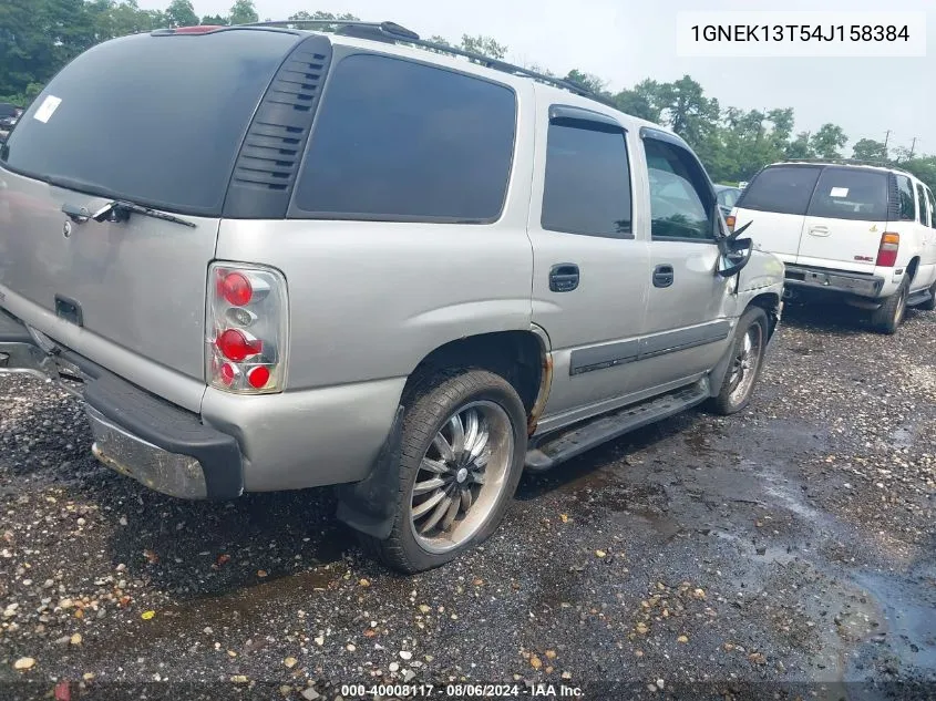 2004 Chevrolet Tahoe Ls VIN: 1GNEK13T54J158384 Lot: 40008117