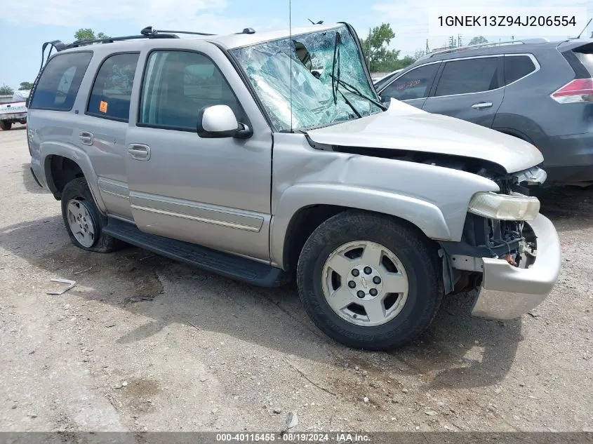 2004 Chevrolet Tahoe Lt VIN: 1GNEK13Z94J206554 Lot: 40115455