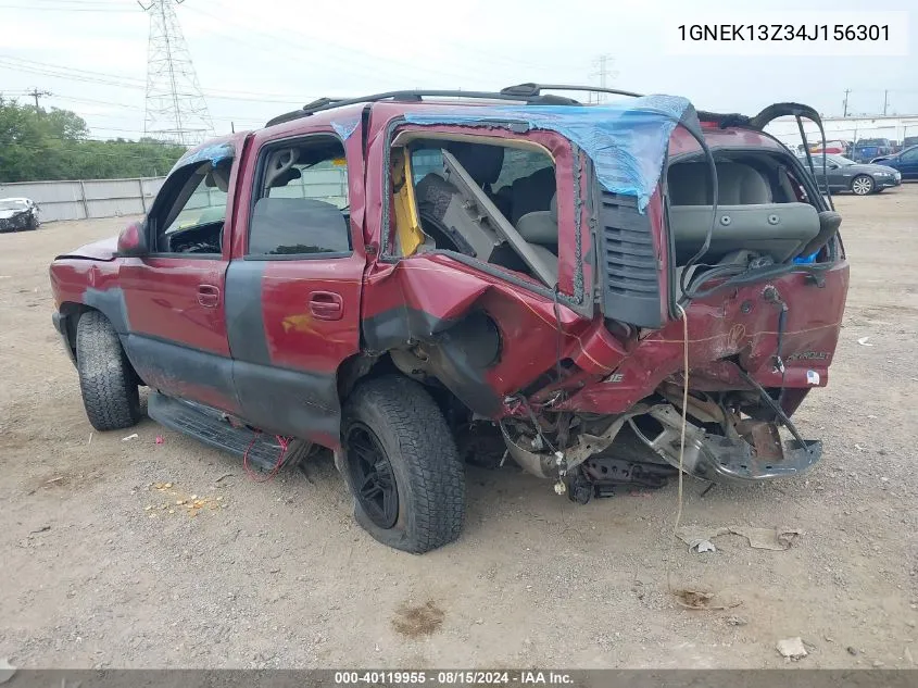 1GNEK13Z34J156301 2004 Chevrolet Tahoe Lt